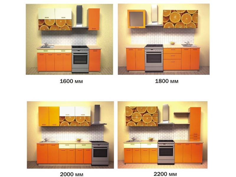кухонный гарнитур апельсин в Воронеже