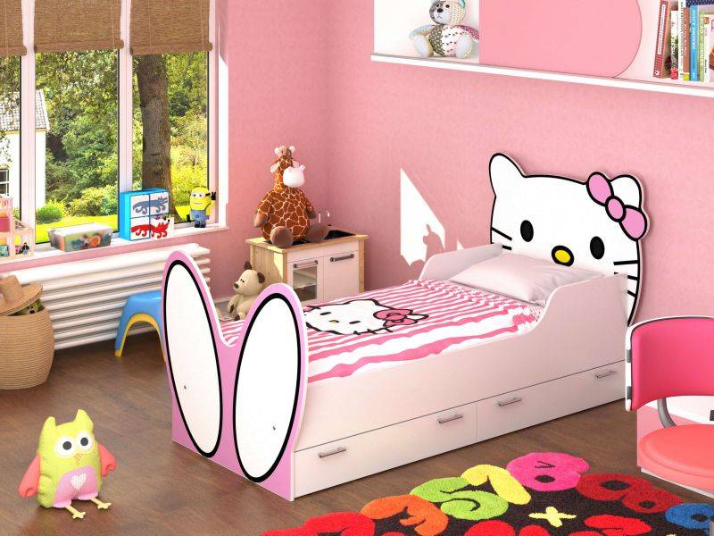 детская кровать hello kitty в Воронеже