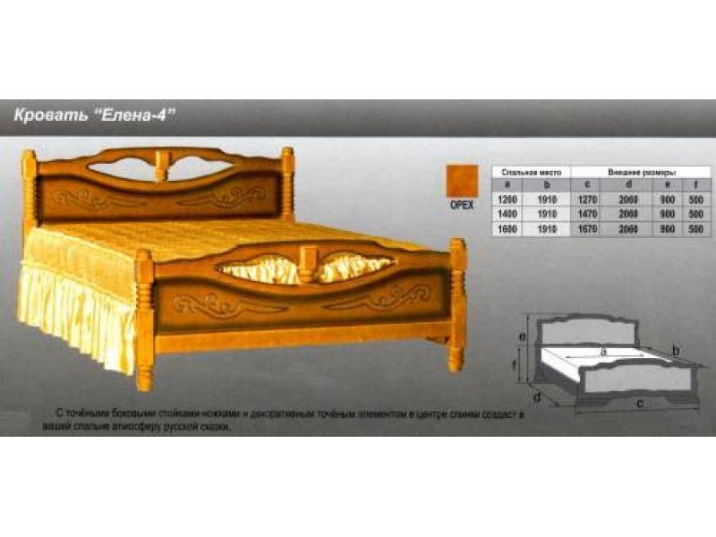 кровать елена 4 в Воронеже