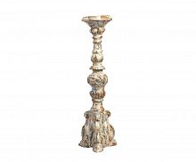 подсвечник фигурный бежевый состаренный на 1 свечу antique blue, 49,5 см в Воронеже