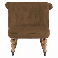 кресло amelie french country chair коричневое в Воронеже