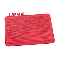 разделочная доска happy board love, красная в Воронеже