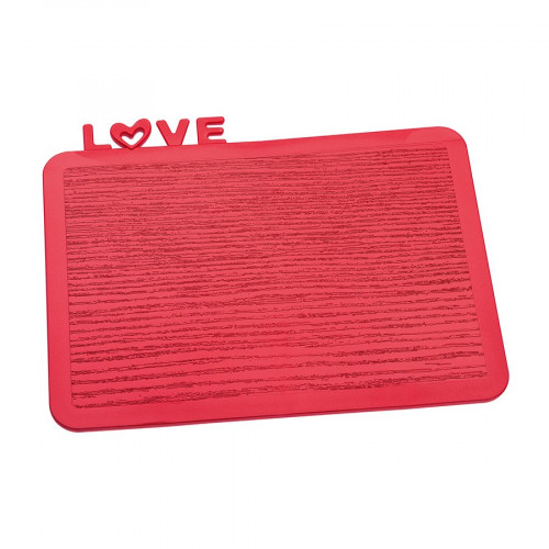 разделочная доска happy board love, красная в Воронеже