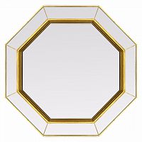 зеркало золотое венецианское восьмиугольное espresso gold в Воронеже