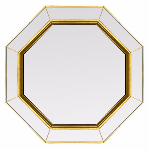 зеркало золотое венецианское восьмиугольное espresso gold в Воронеже