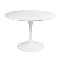 стол eero saarinen style tulip table mdf d100 глянцевый белый в Воронеже