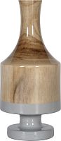 ваза настольная rustic chic wood grey в Воронеже