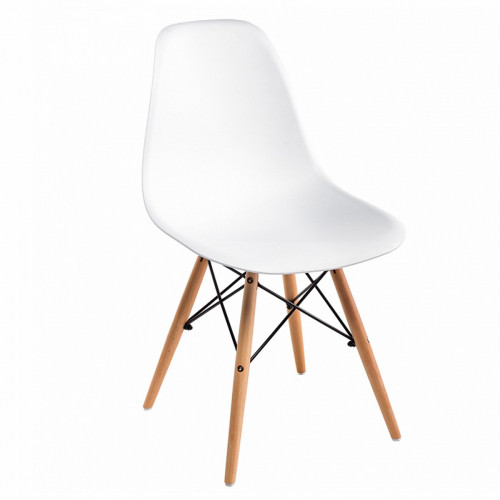 стул деревянный eames pc-015 white в Воронеже