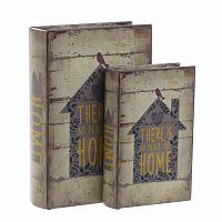 шкатулкикниги, набор из 2 шт. коричневого цвета в Воронеже