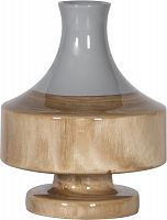 ваза настольная rustic chic vase grey wood в Воронеже