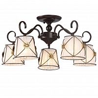 потолочная люстра arte lamp 72 a5495pl-5br в Воронеже