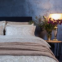 комплект постельного белья decoflux сатин 1.5 спальный victoria ivory в Воронеже