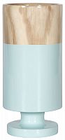 ваза настольная rustic chic tube wood blue в Воронеже