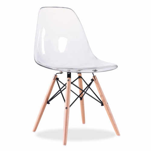 стул деревянный pc-015 прозрачный (eames style) в Воронеже