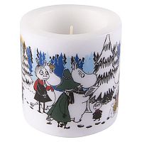 свеча большая moomin зимний лес, 8 см в Воронеже