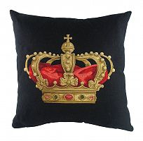 подушка с картинкой короны king crown black в Воронеже