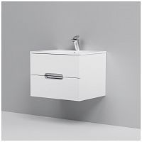 тумба под раковину am.pm spirit m70fhx0602wg33 подвесная, ящики с доводчиками, 60 см, белый глянец в Воронеже