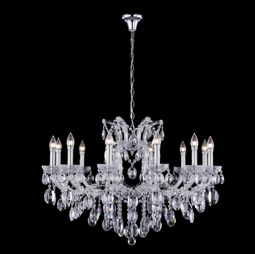 подвесная люстра crystal lux hollywood sp12 chrome в Воронеже