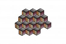 ковер parquet hexagon orange 305x188 от gan в Воронеже