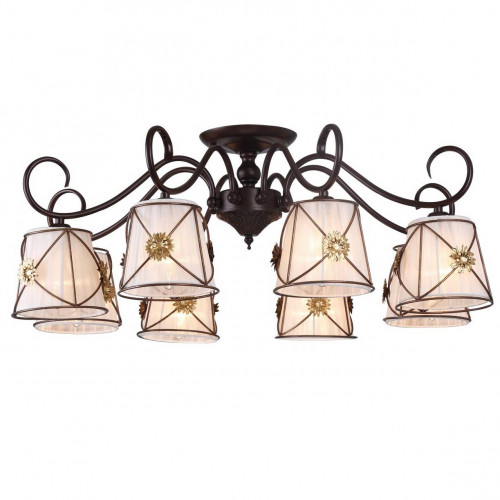 потолочная люстра arte lamp 72 a5495pl-8br в Воронеже