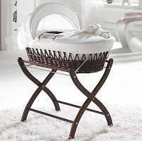 колыбель-переноска gift wicker moses basket темная, белое белье в Воронеже