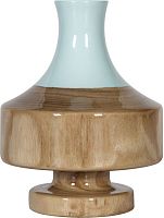 ваза настольная rustic chic vase blue wood в Воронеже