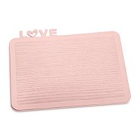 разделочная доска happy board love, розовая в Воронеже