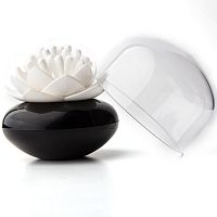 контейнер для хранения ватных палочек lotus черный-белый в Воронеже