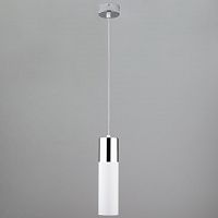 подвесной светильник eurosvet double topper 50135/1 led хром/белый в Воронеже