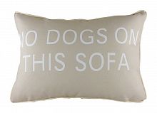 подушка с надписью no dogs on this sofa в Воронеже