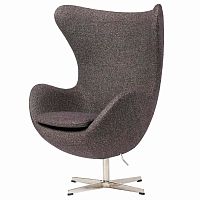 кресло egg chair серое в Воронеже