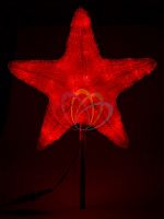 светодиодная фигура звезда красная в Воронеже