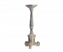подсвечник фигурный голубой состаренный на 1 свечу antique blue finish, 61 см в Воронеже