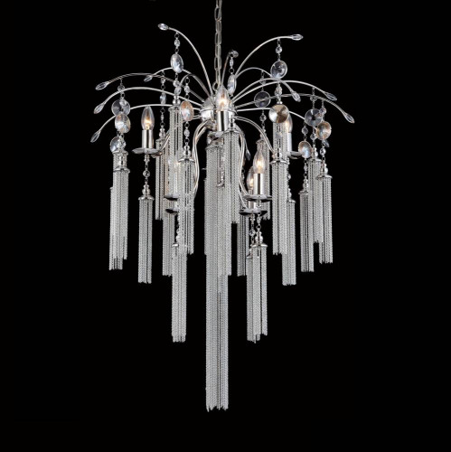 подвесная люстра crystal lux ethno sp8 хром в Воронеже