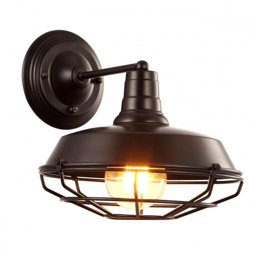 бра arte lamp ferrico a9183ap-1bk в Воронеже