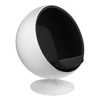 кресло eero aarnio style ball chair черное в Воронеже