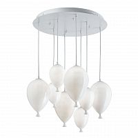 подвесная люстра ideal lux clown sp8 bianco в Воронеже