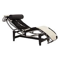 шезлонг chaise longue lc4 черно-белый в Воронеже