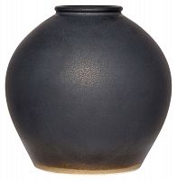ваза керамическая объемная 26 см antiqued черная в Воронеже