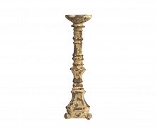 подсвечник фигурный бежевый состаренный на 1 свечу antique blue, 35 см в Воронеже