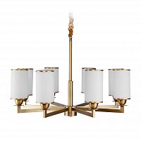 люстра brch9040-8 от delight collection белая/золото в Воронеже