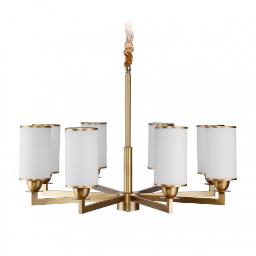 люстра brch9040-8 от delight collection белая/золото в Воронеже