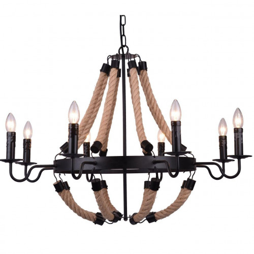 подвесная люстра arte lamp marsiglia a8956lm-8bk в Воронеже