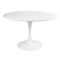 стол eero saarinen style tulip table mdf d110 глянцевый белый в Воронеже