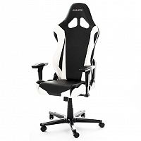 кресло геймерское dxracer racing черно-белое в Воронеже