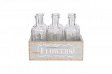 набор стеклянных бутылок flowers в Воронеже