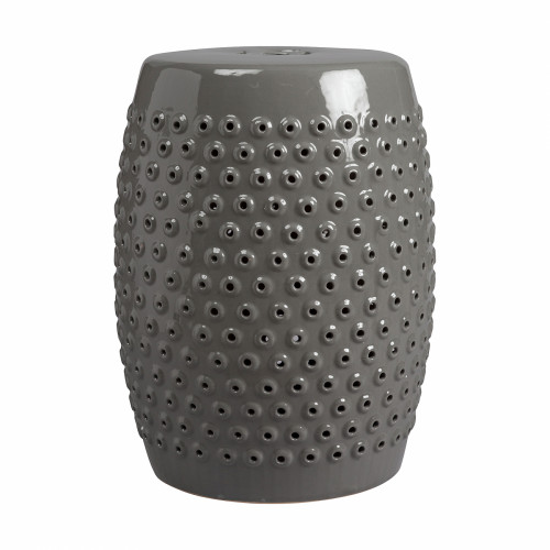 керамический столик-табурет cutwork garden stool серый в Воронеже