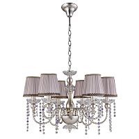 подвесная люстра crystal lux alegria sp6 silver-brown в Воронеже