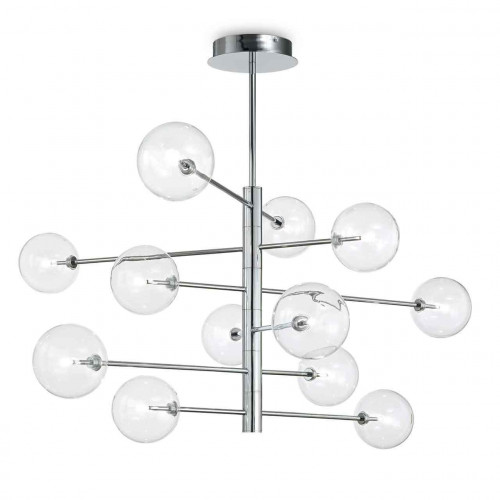 подвесная люстра ideal lux equinoxe sp12 cromo в Воронеже