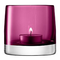подсвечник стеклянный лиловый для чайной свечи light colour, 8,5 см в Воронеже